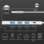 ADS-301A USB 3.0 auf Typ-C + USB 3.0 / 2.0 4-Ports Hub Laptop Expander, ADS-301A – Bild 4