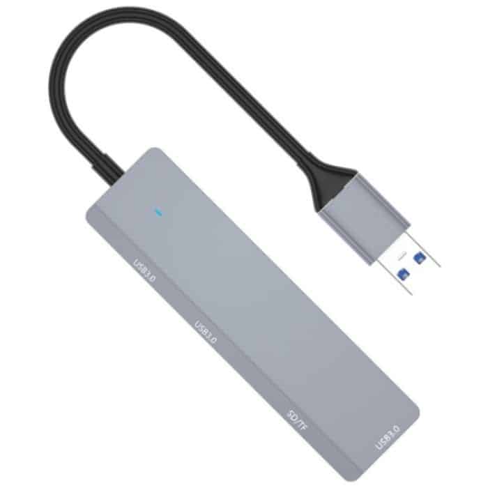 ADS-310A USB-Adapter auf 3 x USB 3.0 + 2 x Kartenleser-Steckplätze Multi-Port-Hub – Bild 2