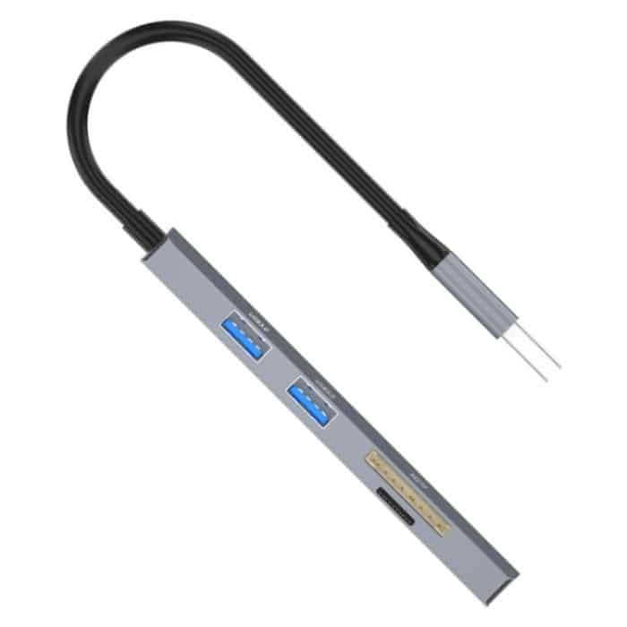 ADS-310A USB-Adapter auf 3 x USB 3.0 + 2 x Kartenleser-Steckplätze Multi-Port-Hub – Bild 3