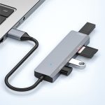 ADS-310A USB-Adapter auf 3 x USB 3.0 + 2 x Kartenleser-Steckplätze Multi-Port-Hub – Bild 5