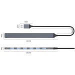 ADS-303A Datenübertragung USB 3.0 / 2.0 Hub Erweiterung Dock Station 7-Port USB Adapter – Bild 7