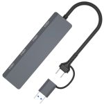 ADS-305D USB / Typ-C zu USB3.0 4-Ports USB HUB Computer Laptop Adapter Dockingstation – Bild 2