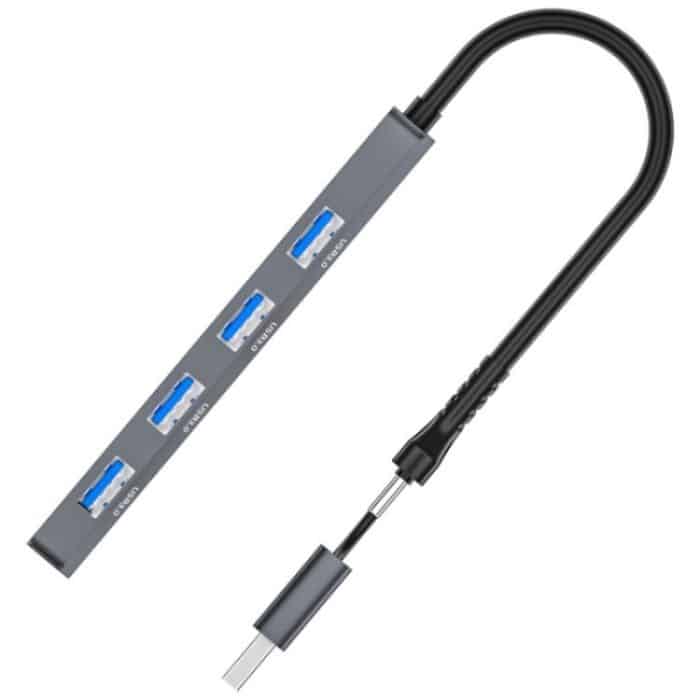 ADS-305D USB / Typ-C zu USB3.0 4-Ports USB HUB Computer Laptop Adapter Dockingstation – Bild 3