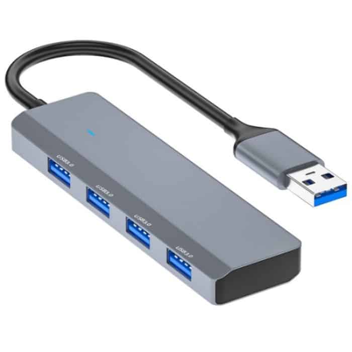 SYA0026602.jpg ADS-305A Aluminiumlegierung USB auf 4-Ports USB3.0 USB HUB Laptop Adapter Dockingstation – Bild 1