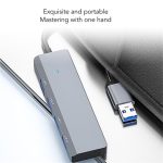 ADS-305A Aluminiumlegierung USB auf 4-Ports USB3.0 USB HUB Laptop Adapter Dockingstation – Bild 9