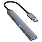 ADS-806A 5-in-1 Kartenleser USB-A auf USB3.0 + USB2.0 + Typ-C + SD/TF Slot USB Hub – Bild 2