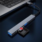 ADS-806A 5-in-1 Kartenleser USB-A auf USB3.0 + USB2.0 + Typ-C + SD/TF Slot USB Hub – Bild 6