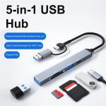 ADS-806D Typ-C + USB zu USB 3.0 Hub SD / TF Kartenleser Multifunktions-Dockingstation – Bild 4