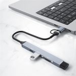 ADS-806D Typ-C + USB zu USB 3.0 Hub SD / TF Kartenleser Multifunktions-Dockingstation – Bild 7