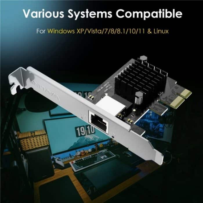 WAVLINK NWP001 1Gbps RTL8111H Chip Ethernet Adapter PCIe Netzwerkkarte – Bild 5