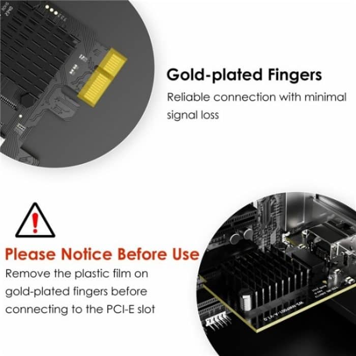 WAVLINK NWP001 1Gbps RTL8111H Chip Ethernet Adapter PCIe Netzwerkkarte – Bild 7