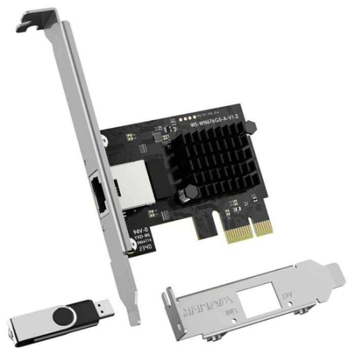 WAVLINK NWP003 5Gbps RTL8126 Chip RJ45 Ethernet Adapter PCIe Netzwerkkarte – Bild 2