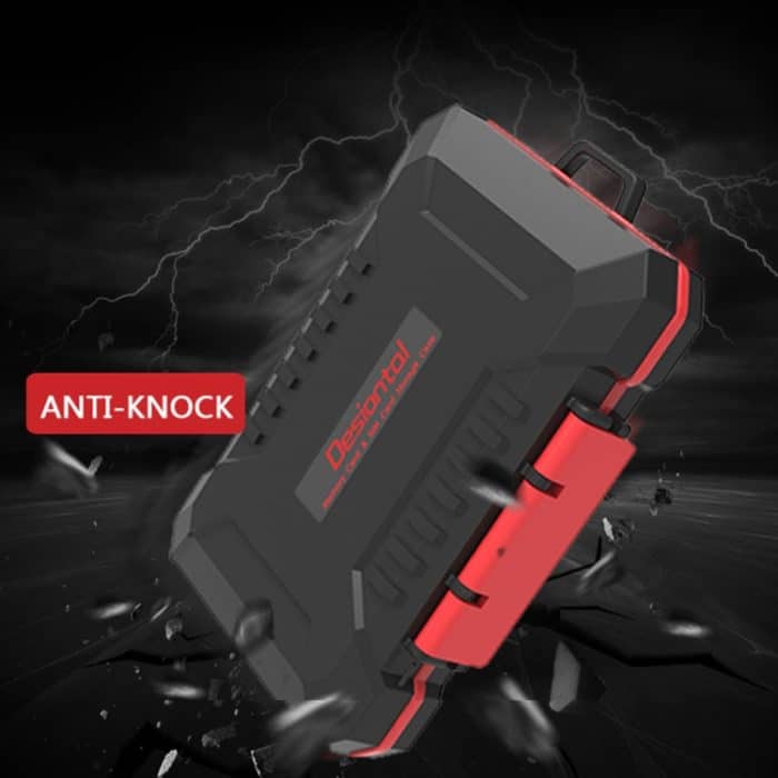 Desiontal SD / TF / XQD / CF / SIM / TF-Speicherkarten-Speicherkarten-Organizer für den Außenbereich, tragbare, wasserdichte Box – Bild 11