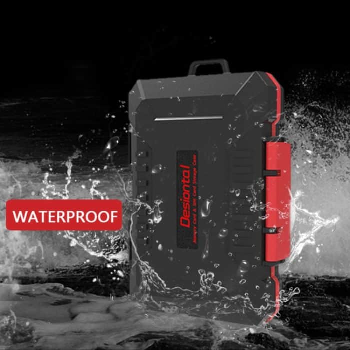 Desiontal SD / TF / XQD / CF / SIM / TF-Speicherkarten-Speicherkarten-Organizer für den Außenbereich, tragbare, wasserdichte Box – Bild 10