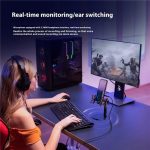 Yanmai X3W Kabelloses/kabelgebundenes Dual-Mode-RGB-Gaming-Mikrofon mit Rauschunterdrückung – Bild 4