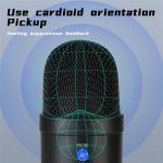 MU2000 Professionelles Desktop-Kondensatormikrofon mit Nierencharakteristik und RGB-Licht – Bild 7