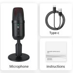 MU1000 Echtzeit-Überwachung von Geräuschen Desktop-Kondensatormikrofon – Bild 8