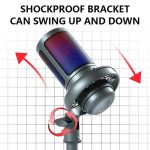 ME6S Professionelles Kondensatormikrofon USB-Desktop-Mikrofon – Bild 4