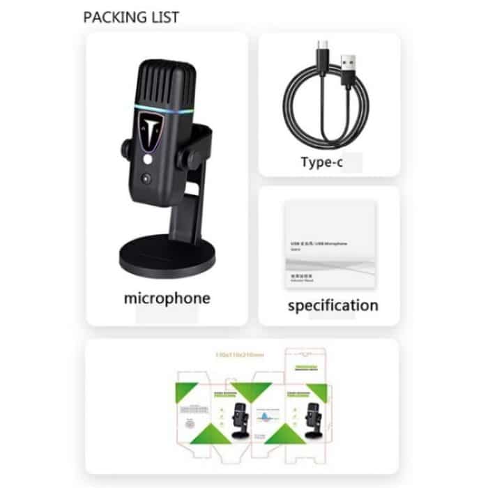 PDO-30 E-Sports Gaming Desktop-Kondensatormikrofon – Bild 7