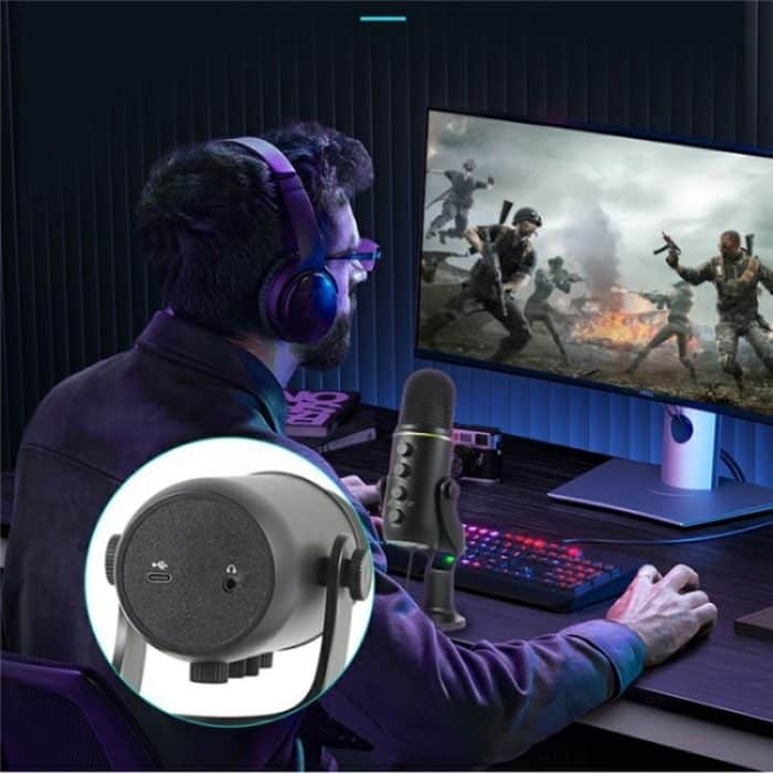 SM-20 Für Videokonferenzen USB-Kondensatormikrofon mit Rauschunterdrückung – Bild 6