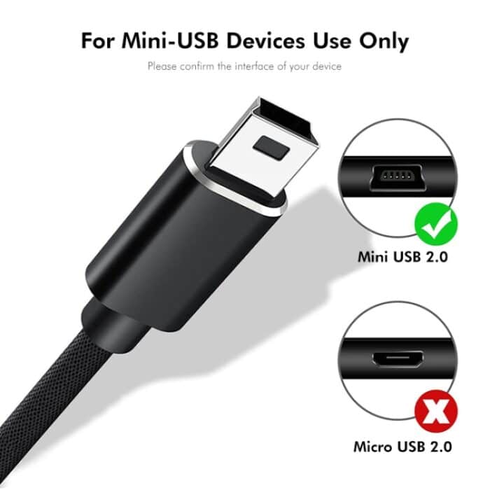 ENKAY ENK-CB169USB C / Typ-C auf Mini USB 2.0 Ladekabel Datenkabel, Länge 1m – Bild 2