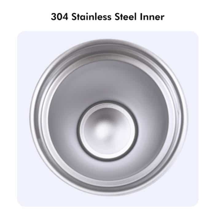 JUNSUNMAY 500 ml 304 Edelstahl Vakuum Wasserflasche Kaffeetasse mit Deckel und Strohhalm – Bild 5