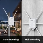 WAVLINK WN588HX3 AX3000 WLAN-Extender für den Außenbereich mit 6 Antennen, Dualband-WLAN-Repeater, US Plug, UK Plug, EU Plug, AU Plug – Bild 11