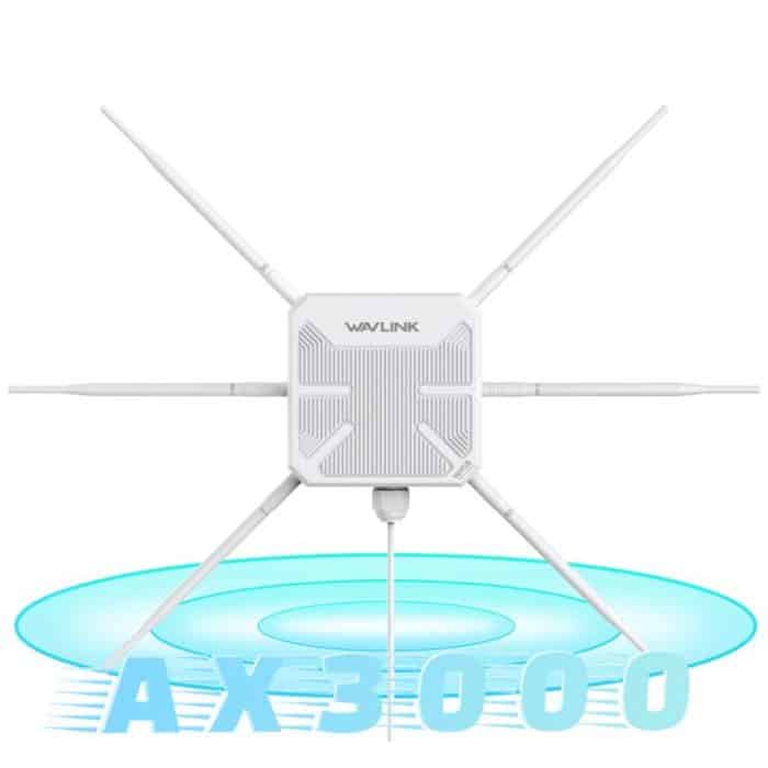 WAVLINK WN588HX3 AX3000 WLAN-Extender für den Außenbereich mit 6 Antennen, Dualband-WLAN-Repeater, US Plug, UK Plug, EU Plug, AU Plug – Bild 3