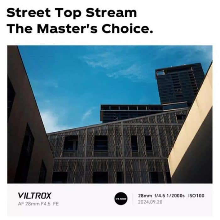 VILTROX 28mm F4.5 Autofokus-Objektiv für Sony FE Kamera Vollformat Prime Pancake Objektiv – Bild 9