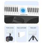 PB40R Video Live-Streaming Tragbares RGB-LED-Videolicht Taschenfotografie-Fülllicht – Bild 11