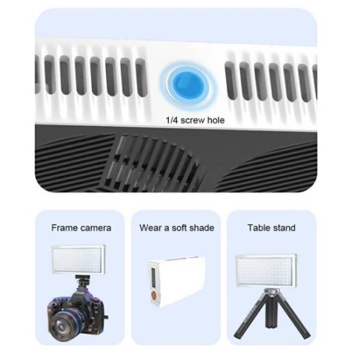 PB40R Video Live-Streaming Tragbares RGB-LED-Videolicht Taschenfotografie-Fülllicht – Bild 11