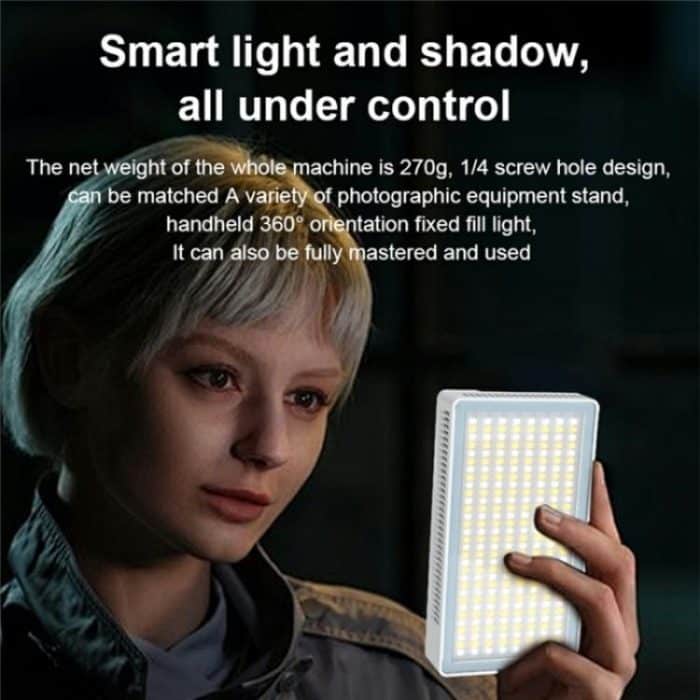 PB40R Video Live-Streaming Tragbares RGB-LED-Videolicht Taschenfotografie-Fülllicht – Bild 3