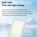 PB40R Video Live-Streaming Tragbares RGB-LED-Videolicht Taschenfotografie-Fülllicht – Bild 4