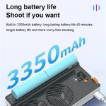 PB40R Video Live-Streaming Tragbares RGB-LED-Videolicht Taschenfotografie-Fülllicht – Bild 9