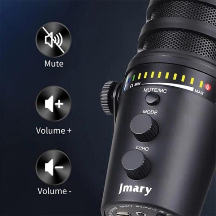 JMARY MC-PW12 360 Grad drehbares USB-Desktop-Mikrofon – Bild 2