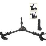 YUNTENG 900L DV Kamera Fotografie Stativ Basis Ständer Universal Folding 3 Räder Pulley – Bild 3