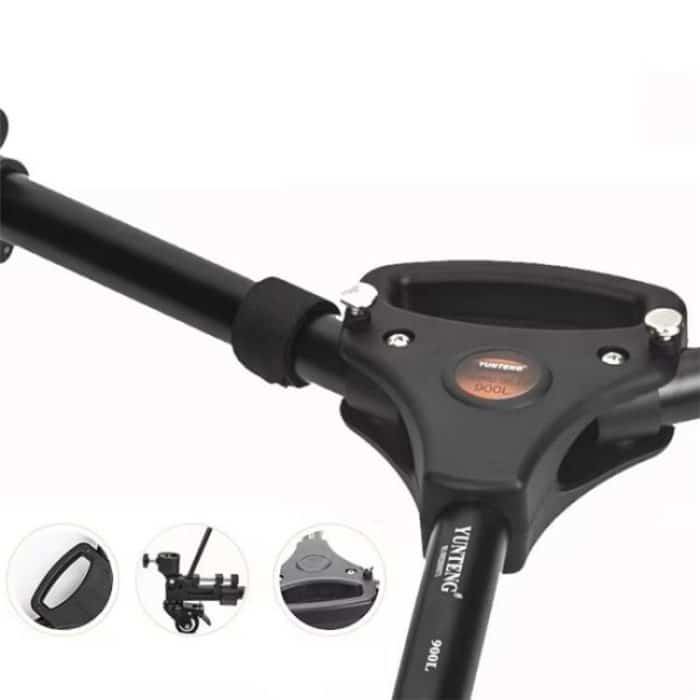 YUNTENG 900L DV Kamera Fotografie Stativ Basis Ständer Universal Folding 3 Räder Pulley – Bild 4