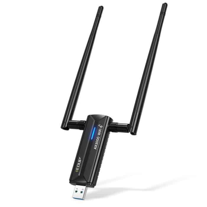 EDUP EP-AX1672 AX3000 USB 3.0 Wireless WiFi 6E Adapter 802.11g Hochleistungs-Wireless-USB-Adapter 2,4 GHz & 5 GHz & 6 GHz mit Chipsatz MT7621AU – Bild 1