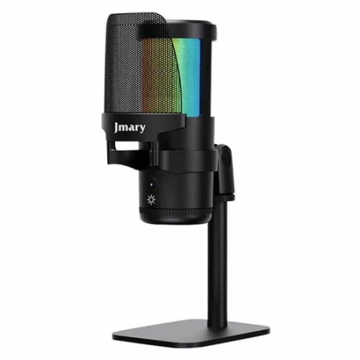 JMARY MC-PW13 360 Grad drehbares RGB-Licht-Desktop-Mikrofon – Bild 1