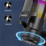 JMARY MC-PW13 360 Grad drehbares RGB-Licht-Desktop-Mikrofon – Bild 5