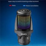 JMARY MC-PW13 360 Grad drehbares RGB-Licht-Desktop-Mikrofon – Bild 9