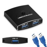 U3 USB-Laufwerk Drucker-Sharing-Splitter USB 3.0 Bidirektionaler Schalter 1 Eingang 2 Ausgang Hub