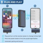 JMARY MW16 3,5 mm, Typ C, 8-poliges 3-in-1-2,4-G-Lavalier-Funkmikrofon – Bild 2