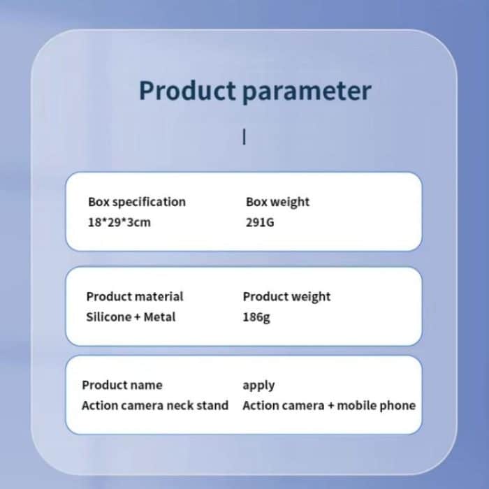 C071 Umhängebandhalterung aus Silikon und Metall für GoPro/Insta360/DJI Action-Kameras – Bild 7