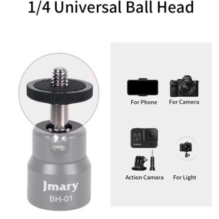 JMARY MT-21 Aluminiumlegierung Stativ Verlängerungsstange Desktop Livestream Aufnahmearm – Bild 8