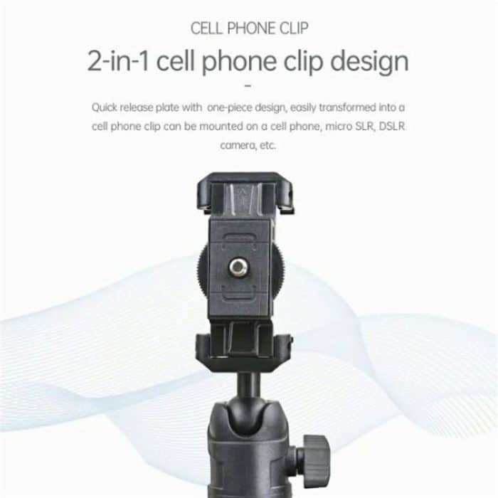 YUNTENG UT-360N Outdoor Fotografie Live-Streaming Selfie Stand Kamera Telefon Stativ – Bild 7