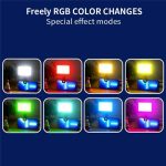 JMARY FM-150RGB Für Smartphone Laptop Kamera Tragbare LED RGB Fotografie Video Licht – Bild 5