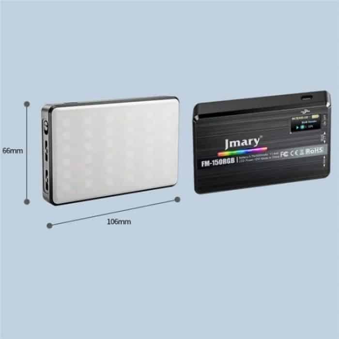 JMARY FM-150RGB Für Smartphone Laptop Kamera Tragbare LED RGB Fotografie Video Licht – Bild 8