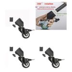 YUNTENG VCT-800 Studio Fotografie Licht Stand Rollen 3Pcs Stativ Caster Räder – Bild 5