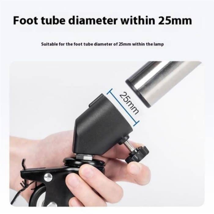 YUNTENG VCT-800 Studio Fotografie Licht Stand Rollen 3Pcs Stativ Caster Räder – Bild 6